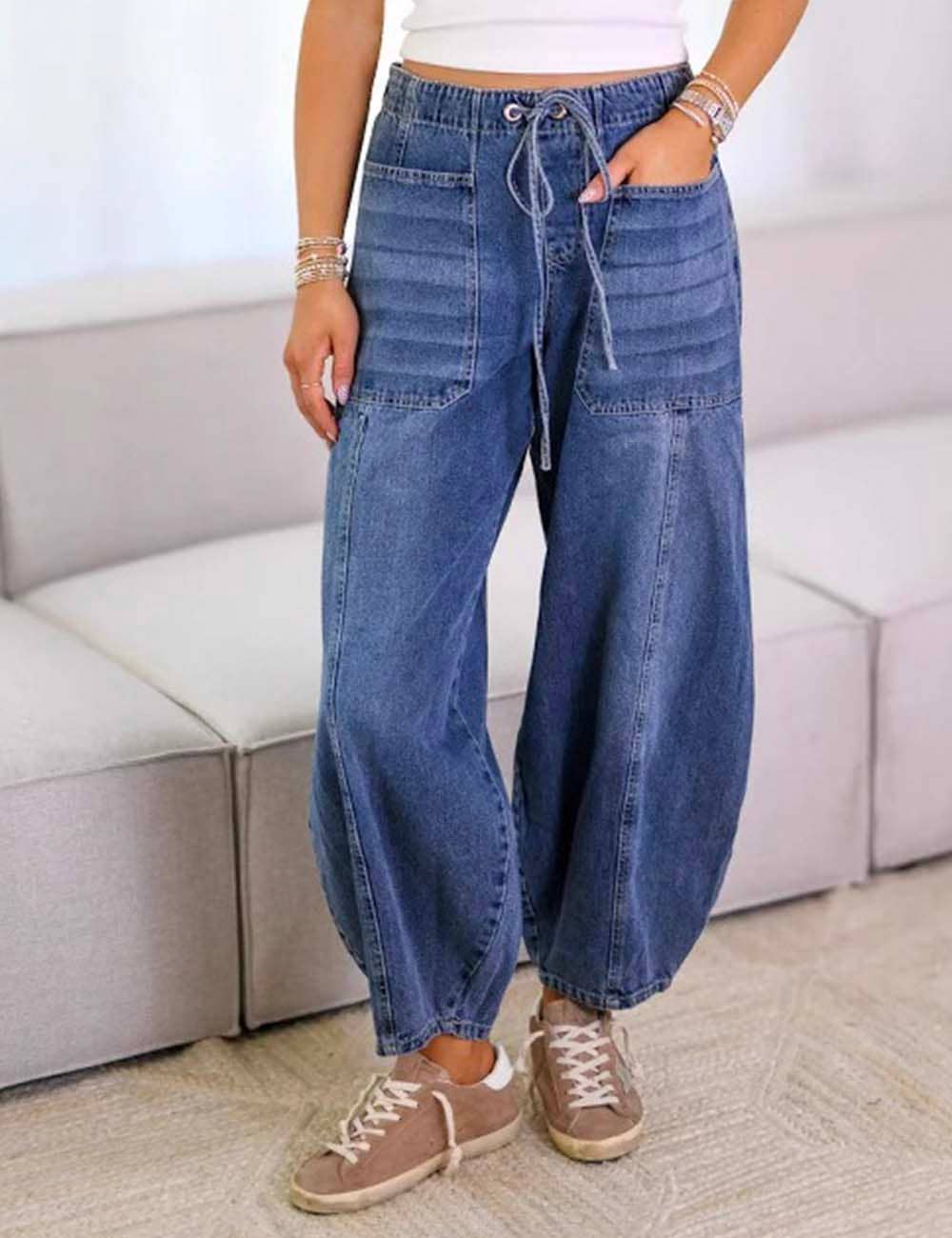 Barrel Tie Pocket Pants