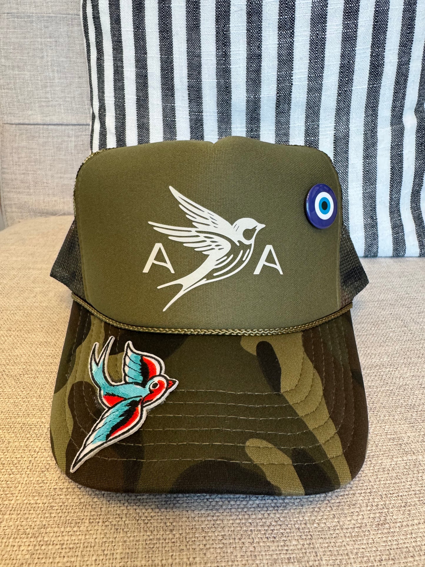 AA Camo Patch Trucker