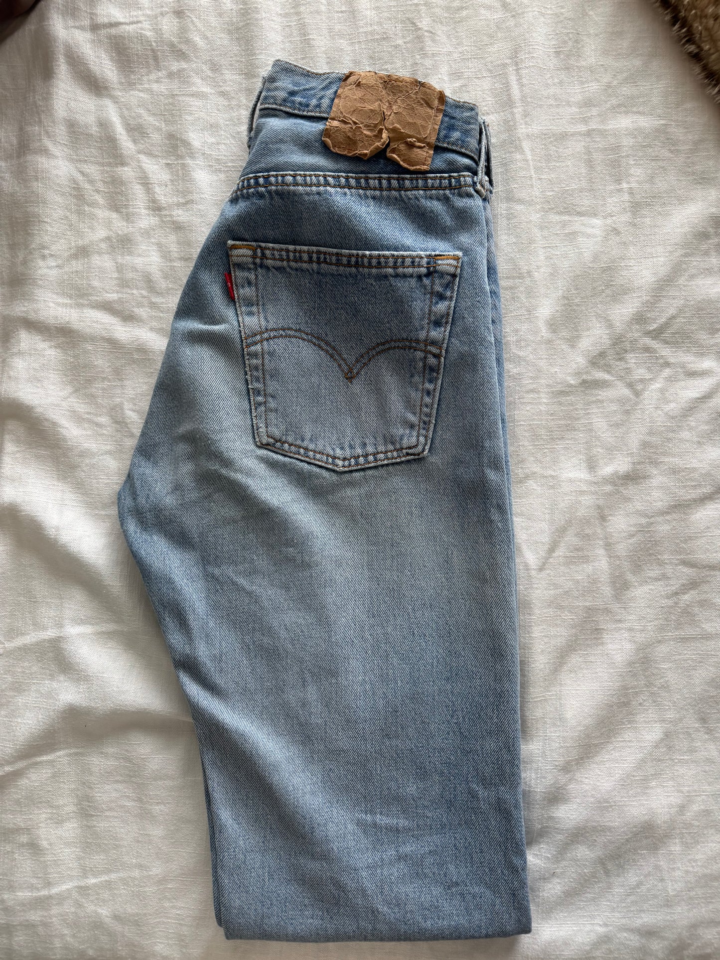 501 Blue Cotton Jeans