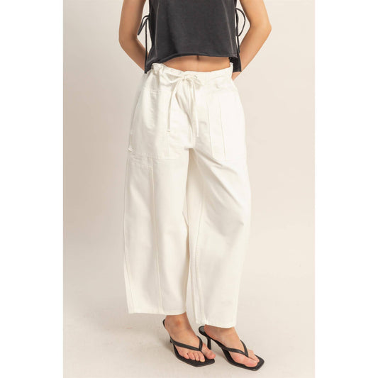 Wide Pants With Oversize Pockets