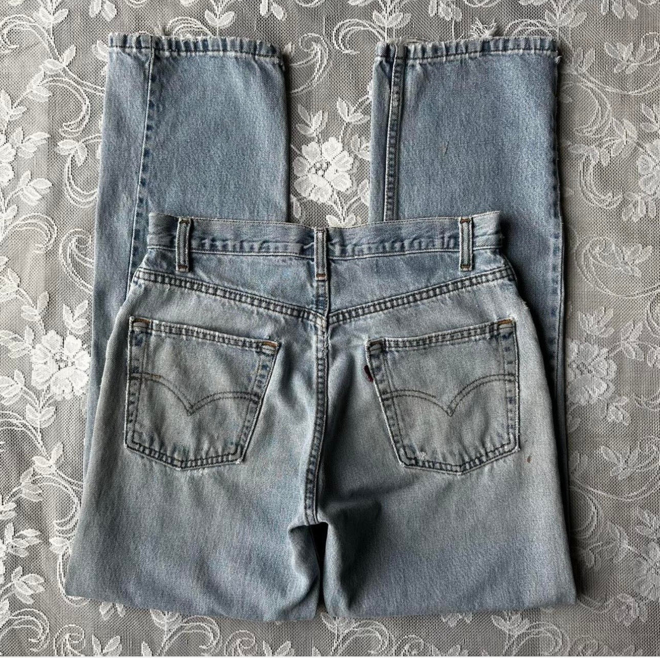 90s Light Wash Distressed