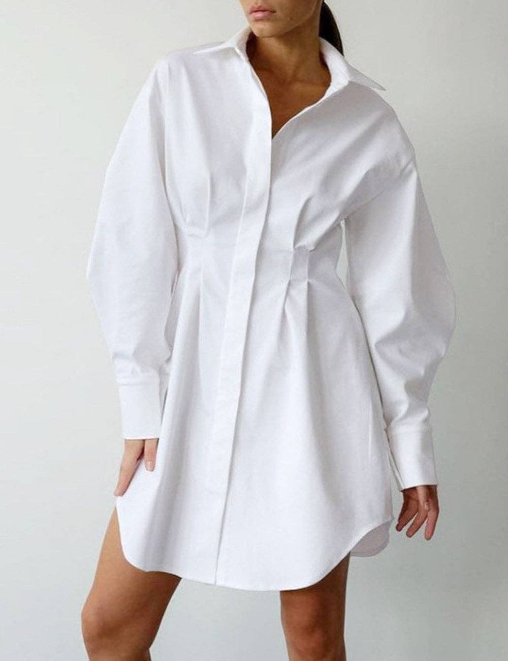 A-Line Shirt Mini Dress