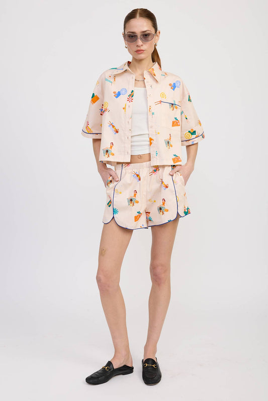 Poplin Summer Short
