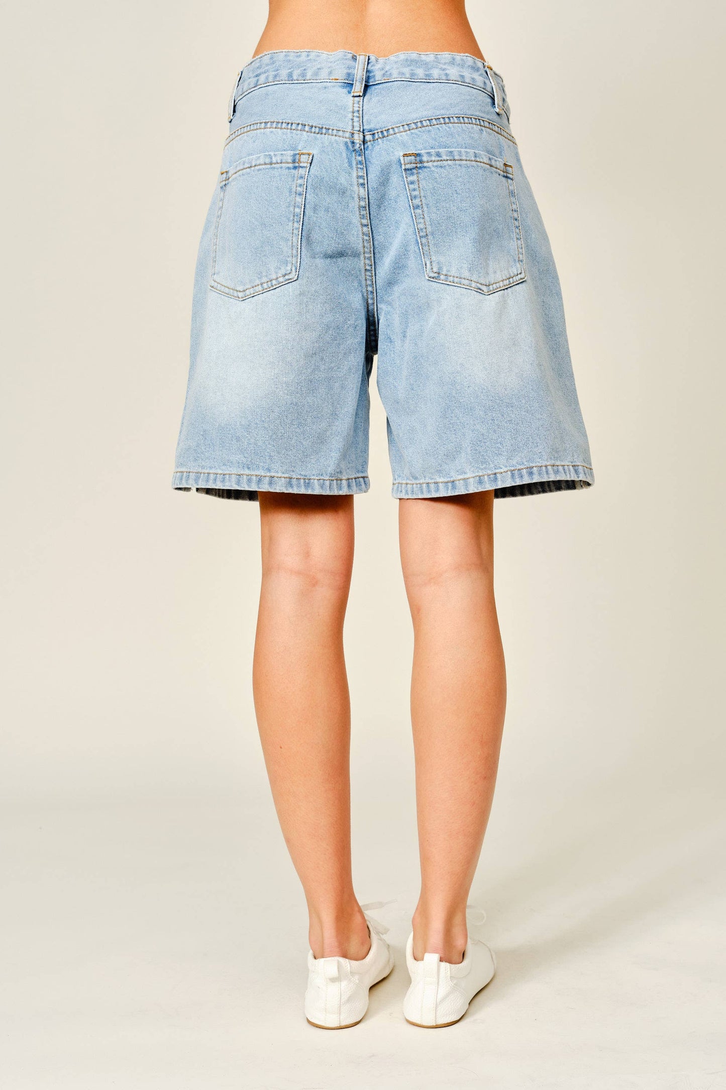 Bermuda Drawstring Denim