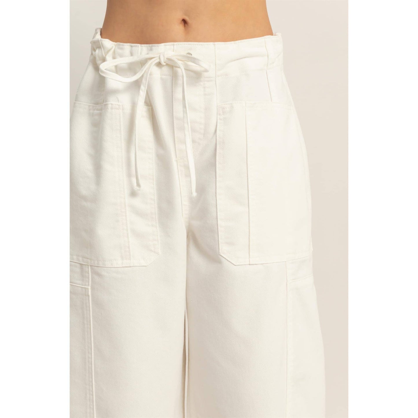 Wide Pants With Oversize Pockets