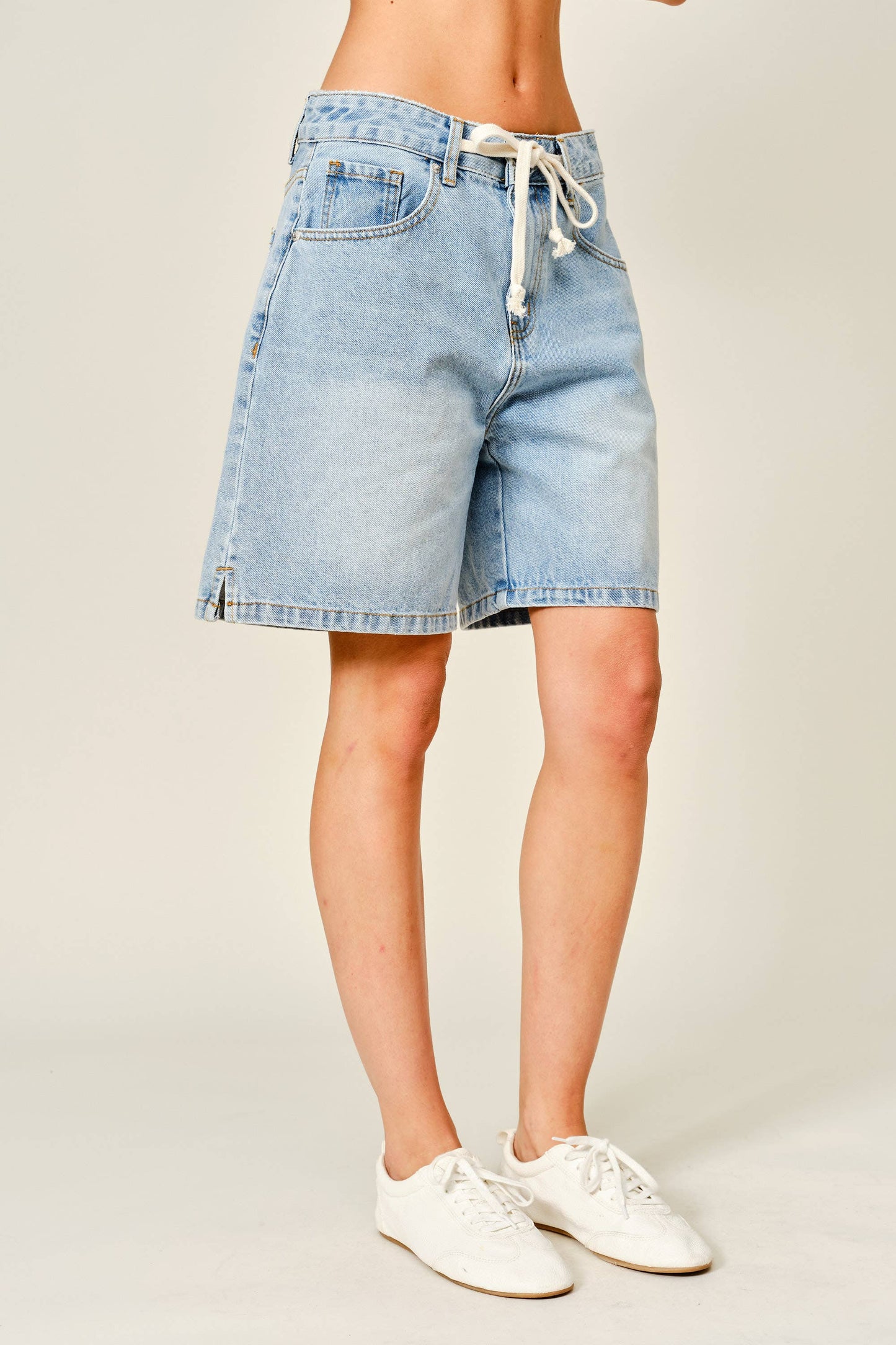 Bermuda Drawstring Denim