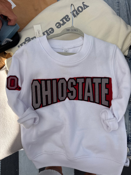 Ohio State Toddler- White