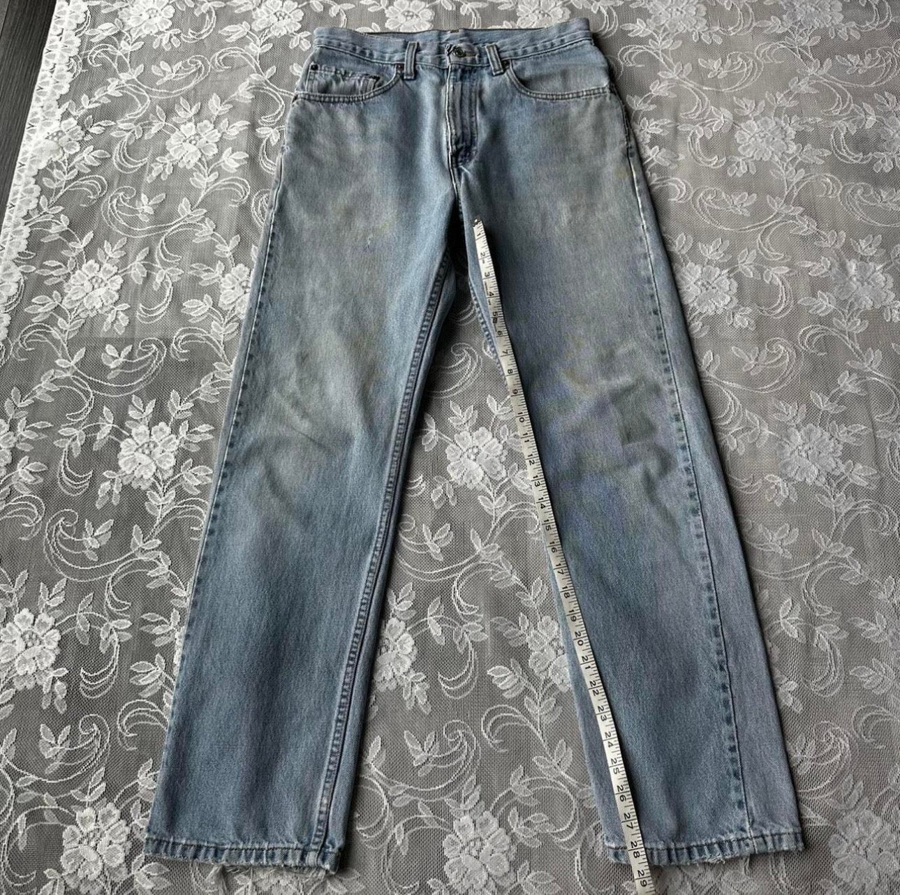 90s Light Wash Distressed