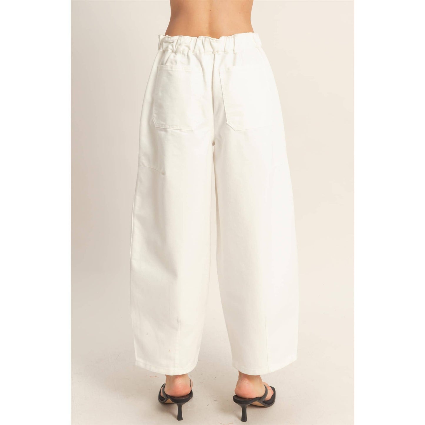 Wide Pants With Oversize Pockets