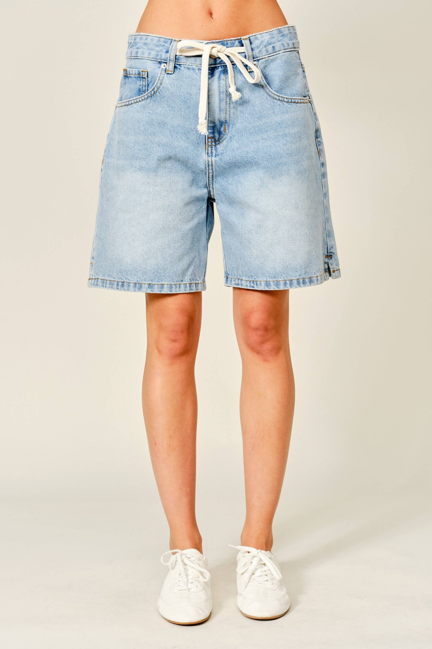 Bermuda Drawstring Denim