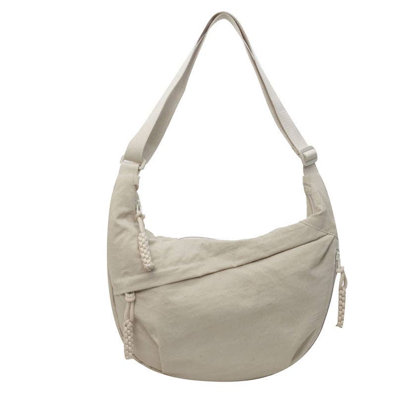 Crossbody Moon Sling Bag Casual Nylon Shoulder Purse