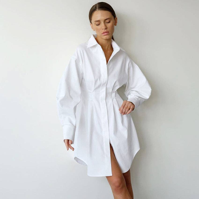 A-Line Shirt Mini Dress