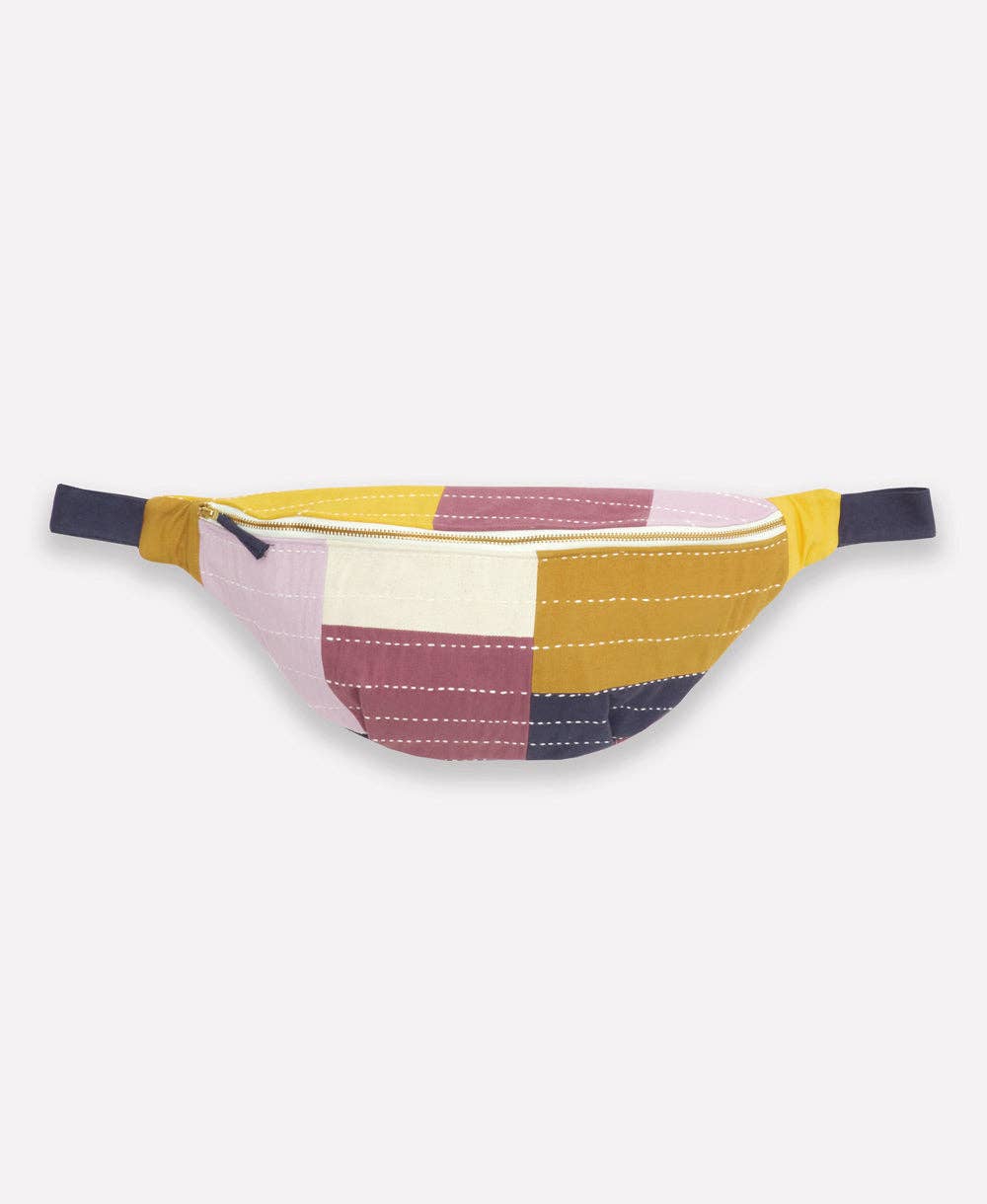 Checkered Sling Bag - Lilac